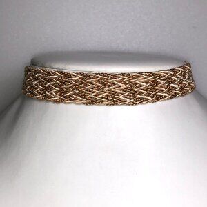 Amrita Nude Fabric Choker Necklace